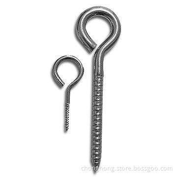 Eye Screw with High Polished Surface, Made of AISI316 or 304